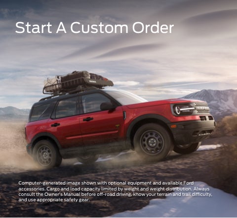 Start a custom order | Smackover Ford Motors in Smackover AR